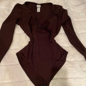 H&M Brown Bodysuit
